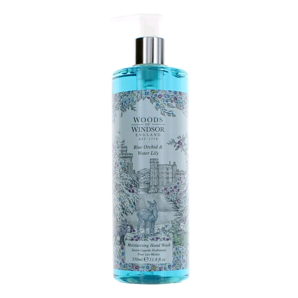 Woods Of Windsor Blue Orchid & Water Lily, 11.8oz Moisturising Hand Wash women - Pertinacia Perfume