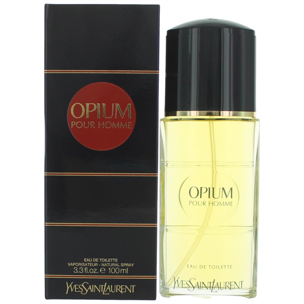 Opium Pour Homme by Yves Saint Laurent, 3.3 oz EDT Spray for Men - Pertinacia Perfume