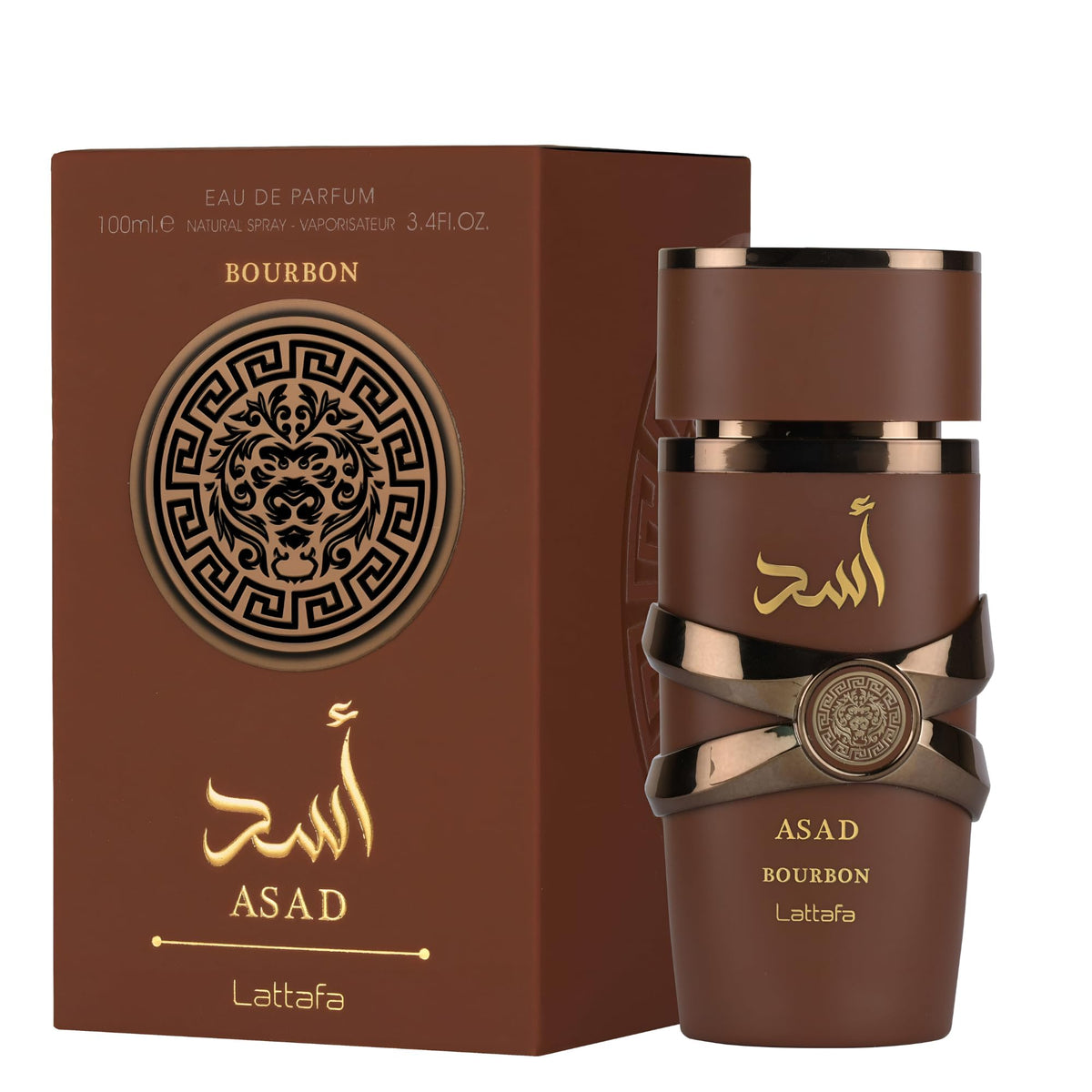 Asad Bourbon Lattafa 3.4oz - Pertinacia Perfume