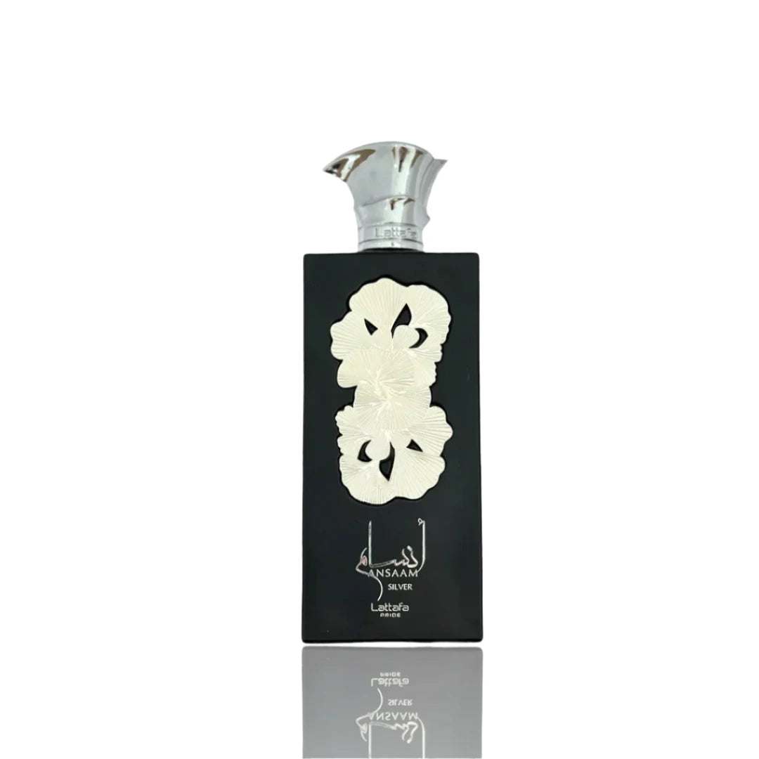 Lattafa Ansaam Silver Eau De Parfum 3.4 Oz - Pertinacia Perfume