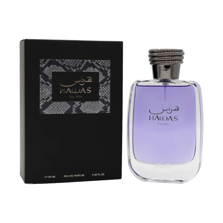 Hawas by Rasasi, 3.3 oz Eau De Parfum Spray for Men - Pertinacia Perfume