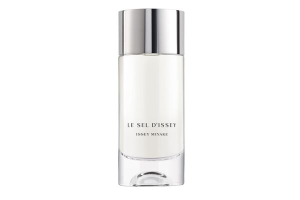 Issey Miyake Le Sel D'issey 3.4oz EDT bottle with sleek design and clear glass showcasing the fragrance inside.