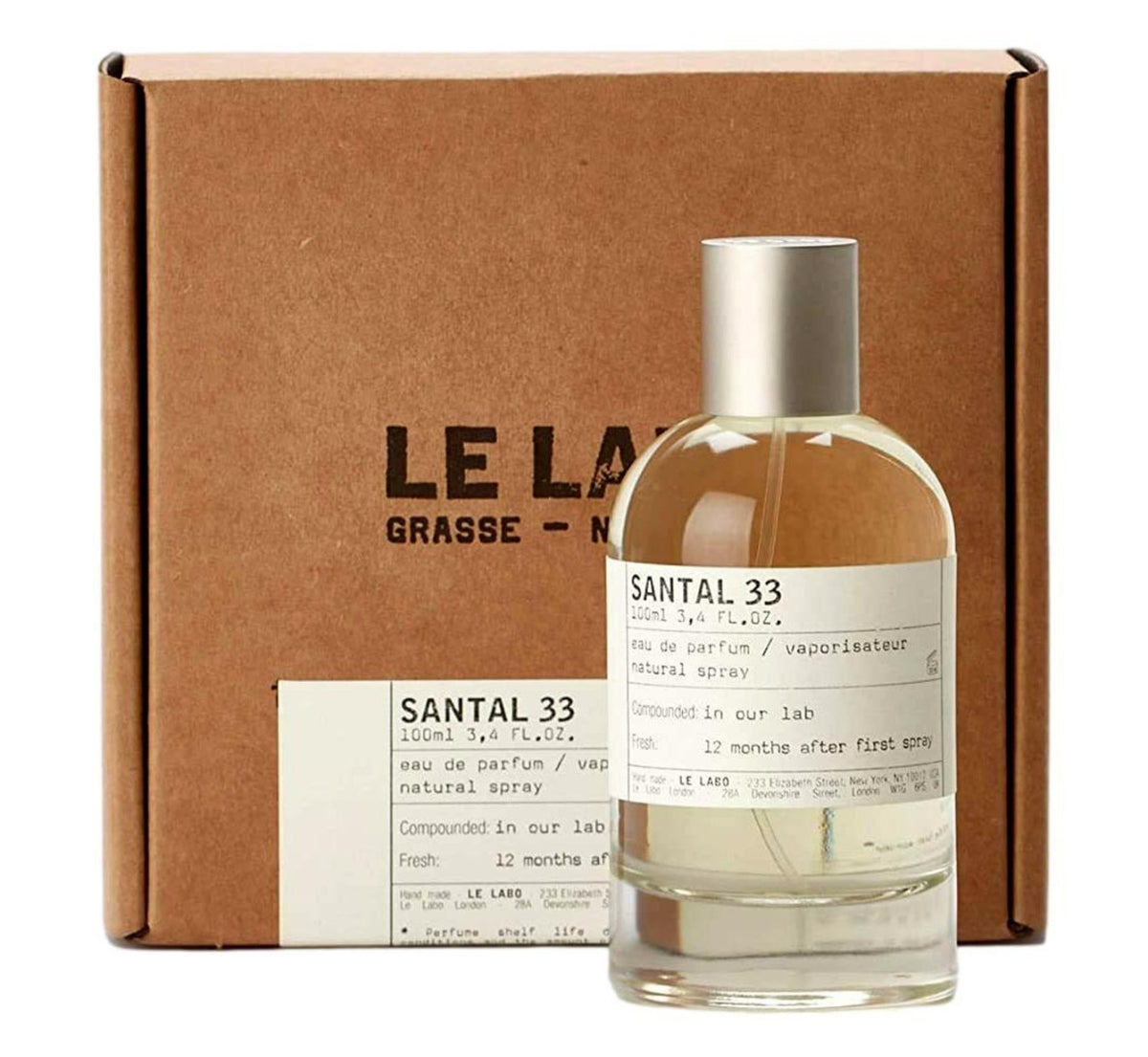 Santal 33 by Le Labo, 3.4 oz EDP Spray for Unisex