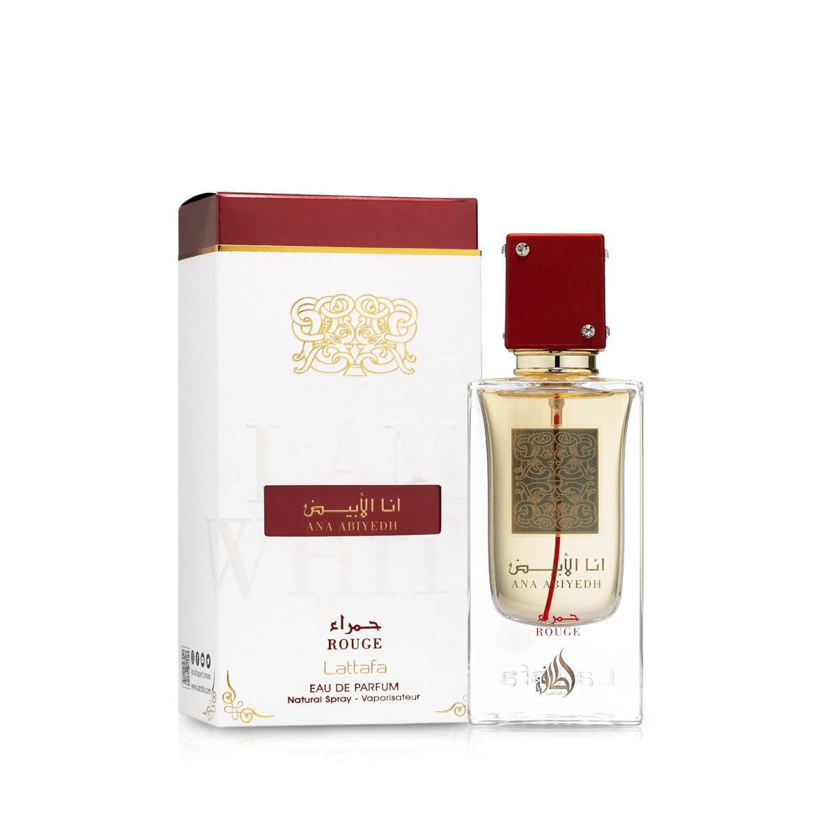 Ana Abiyedh Rouge Lattafa 1.8oz - Pertinacia Perfume