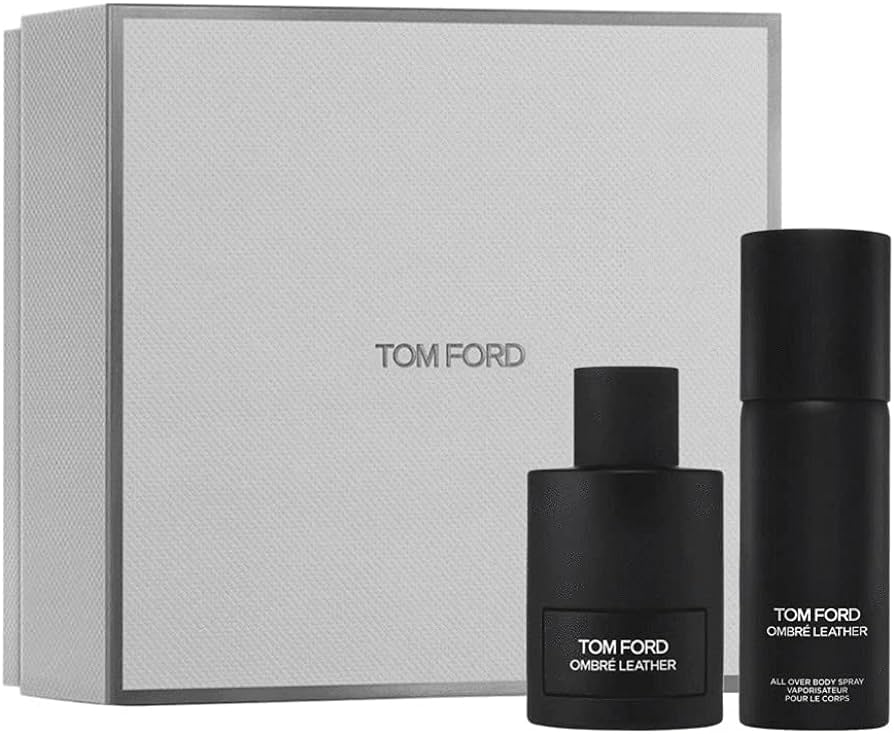 Ombre Leather Tom Ford Gift Set 3.4oz EDP + 5oz Body Spray