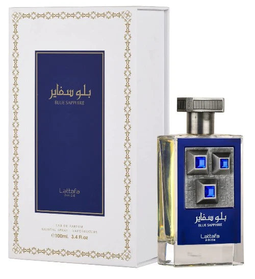 Lattafa Pride Blue Sapphire Eau De Parfum 3.4oz Unisex