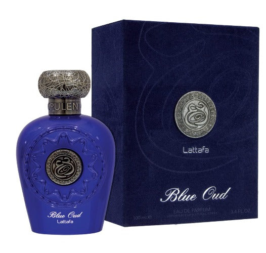 Lattafa Blue Oud Eau De Parfum 3.4 Oz