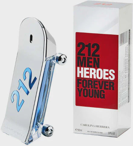 212 Heroes Forever Young by Carolina Herrera, 5.1 oz Eau De Toilette Spray for Men