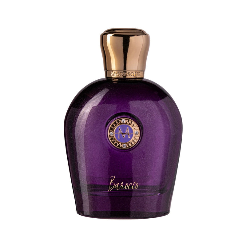 Physical bottle of Barocco Moresque perfume by Online Warehouse with ornate design and elegant packaging.