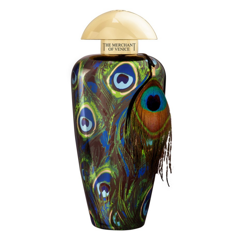 Imperial Emerald perfume bottle by The Merchant Of Venice, 3.4 oz, with elegant packaging and gold accents.