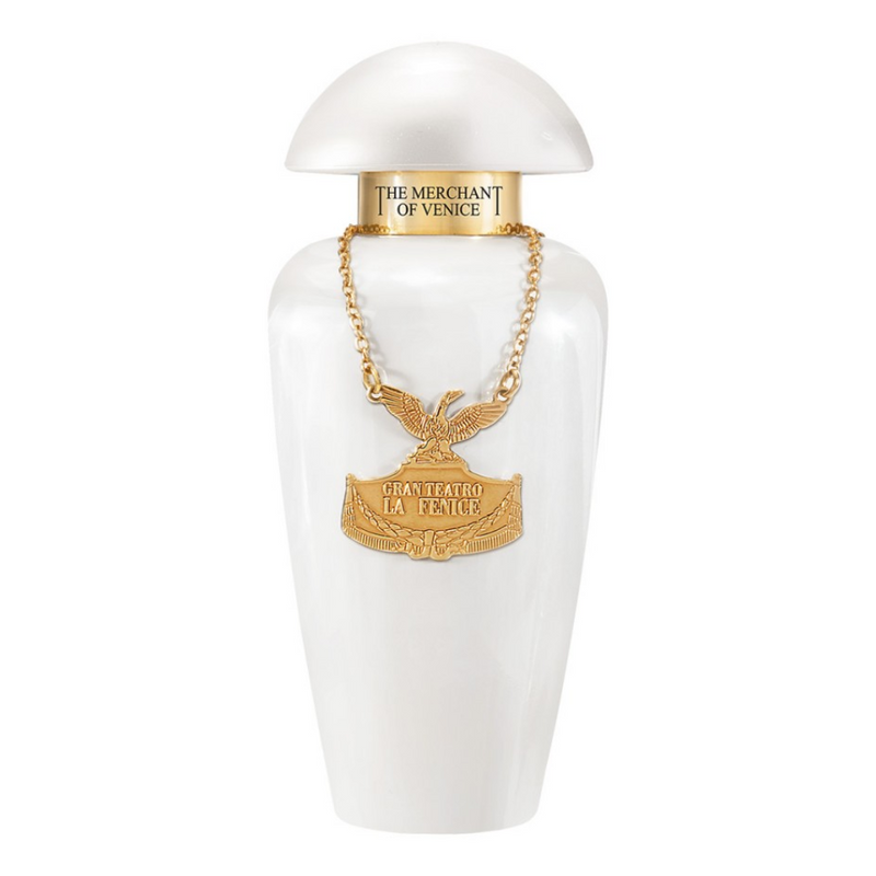 Bergamot and Italian citrus notes in My Pearls The Merchant Of Venice perfume by Online Warehouse, displayed in a sleek bottle.