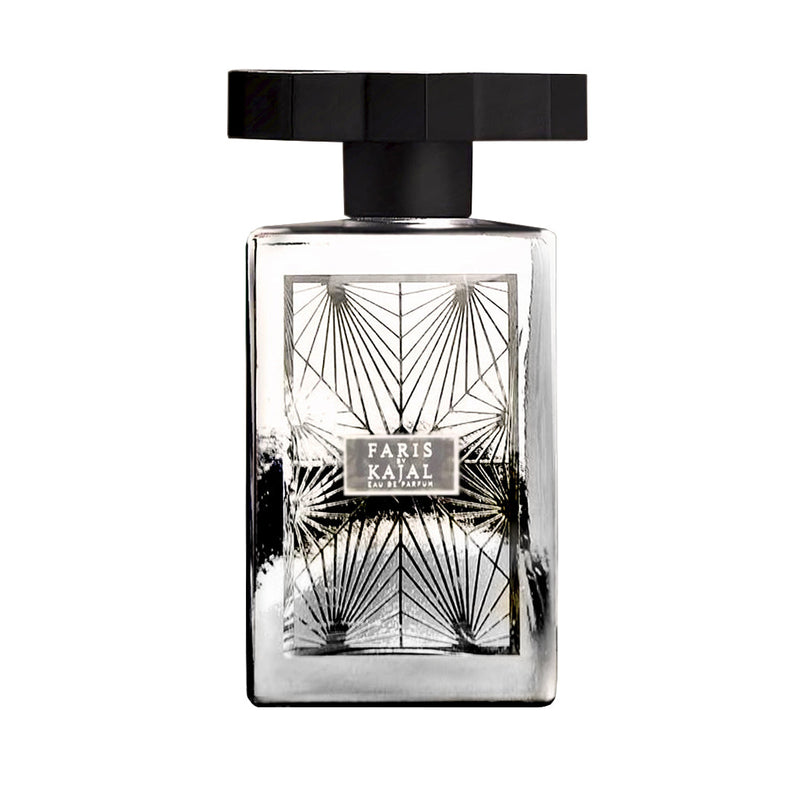 Faris by Kajal EDP 100ml bottle with sleek packaging, featuring elegant branding and a modern design.