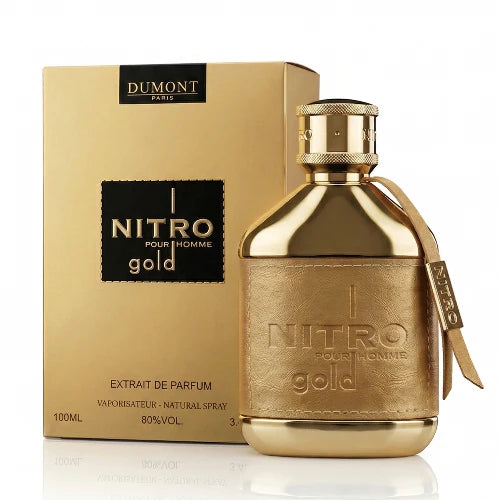 Nitro Gold Dumont 3.4 oz EDP Spray Men - Pertinacia Perfume