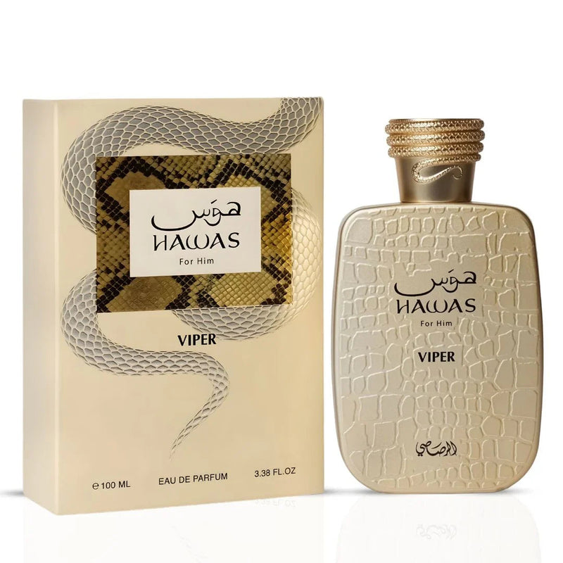 Hawas Viper EDP 3.4oz Rasasi - Pertinacia Perfume