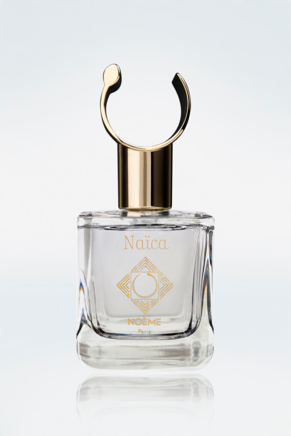Naica Noeme Paris perfume bottle with elegant design, showcasing the floral and fresh fragrance of this Cologne.