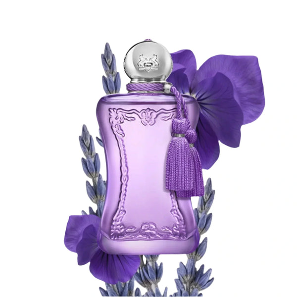 Bottle of Pertinacia Parfums de Marly Palatine 2.5 oz Eau de Parfum with elegant packaging.