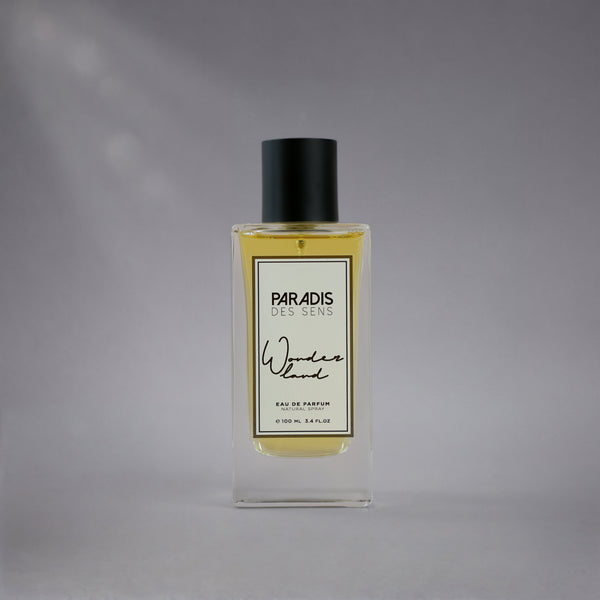 Paradise-inspired perfume bottle for Paradis Des Sens EDP by Pertinacia LLC, 3.4oz, with elegant packaging and floral design.
