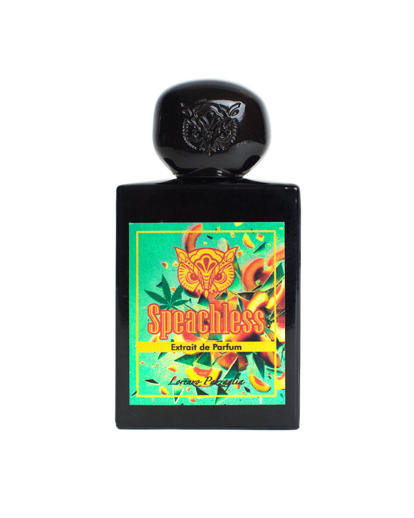 Speachless Lorenzo Pazzaglia perfume bottle by Pertinacia Perfume, 1.7oz with elegant packaging and sleek design.