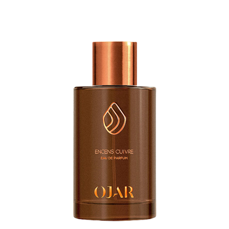 Copper Encens Ojar perfume bottle from Online Warehouse, featuring a sleek design with a copper finish and elegant branding.