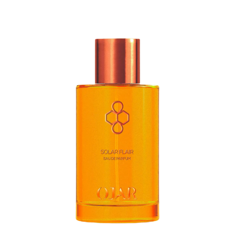 Solar Flair Ojar 3.4 oz by Online Warehouse, close-up of the perfume bottle with a sleek design and vibrant label.