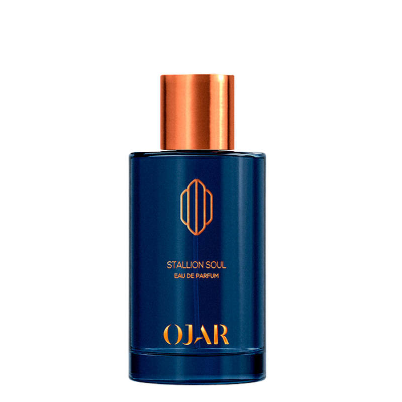 Stallion Soul Ojar perfume and cologne bottle with solar flare design, 3.4 oz, by Online Warehouse.