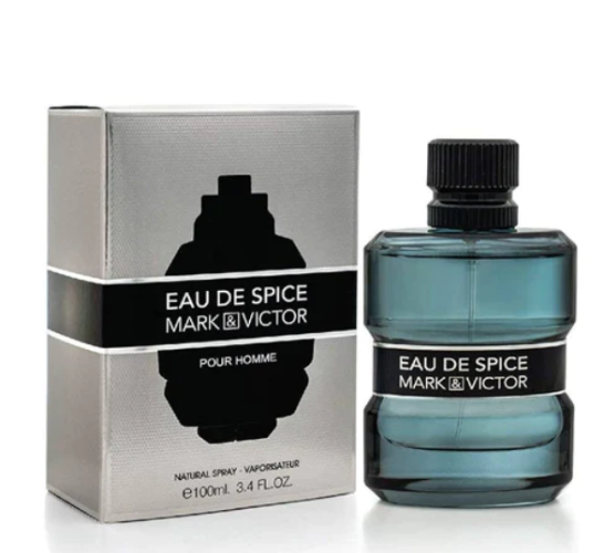 Fragrance World Mark & Victor Eau De Spice Pour Homme Eau De Parfum 3.4 Oz
