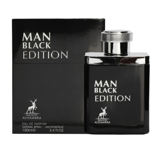 Maison Alhambra Man Black Edition Eau De Parfum 3.4 Oz