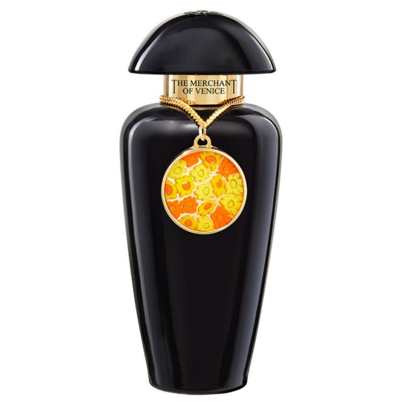 Myrrh Oud perfume by The Merchant Of Venice, 1 oz, featuring a luxurious fragrance bottle with elegant gold accents.