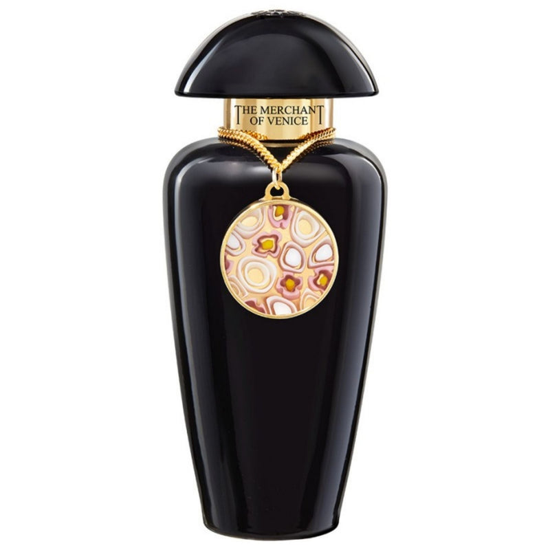 Divine Rose perfume by The Merchant Of Venice in a 1.0 oz bottle, showcasing elegant floral packaging for women.