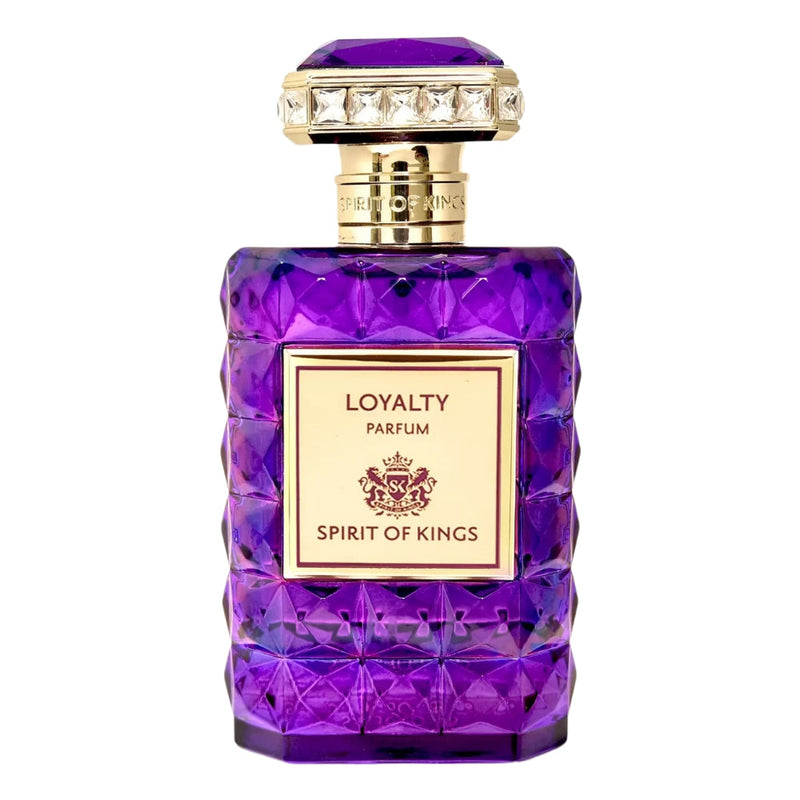 Loyalty Spirit of Kings bottle from Online Warehouse, featuring a sleek label design and clear glass bottle.