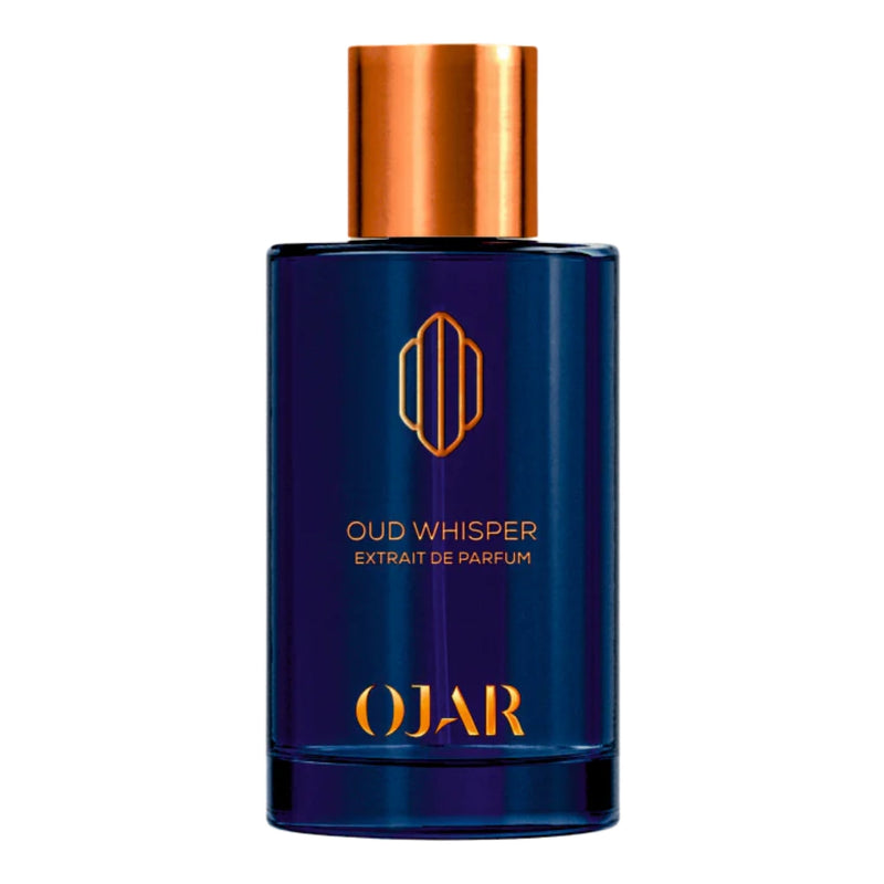 Oud Whisper Ojar perfume bottle with elegant design, 3.4 oz size, showcasing the luxurious fragrance from Online Warehouse.