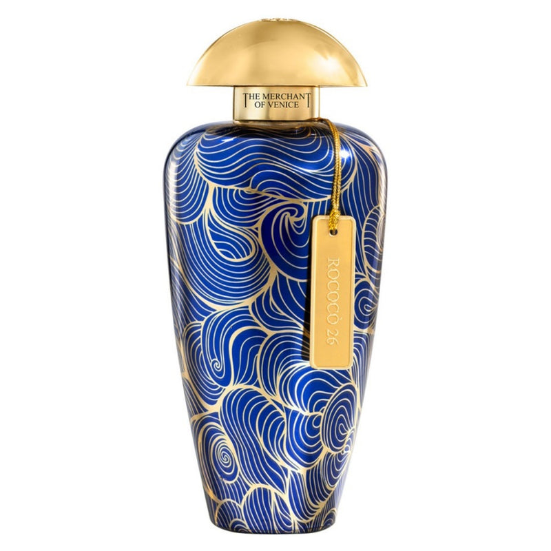 Rococo 26 The Merchant of Venice perfume bottle from Online Warehouse, 3.4 oz, with ornate design and elegant packaging.