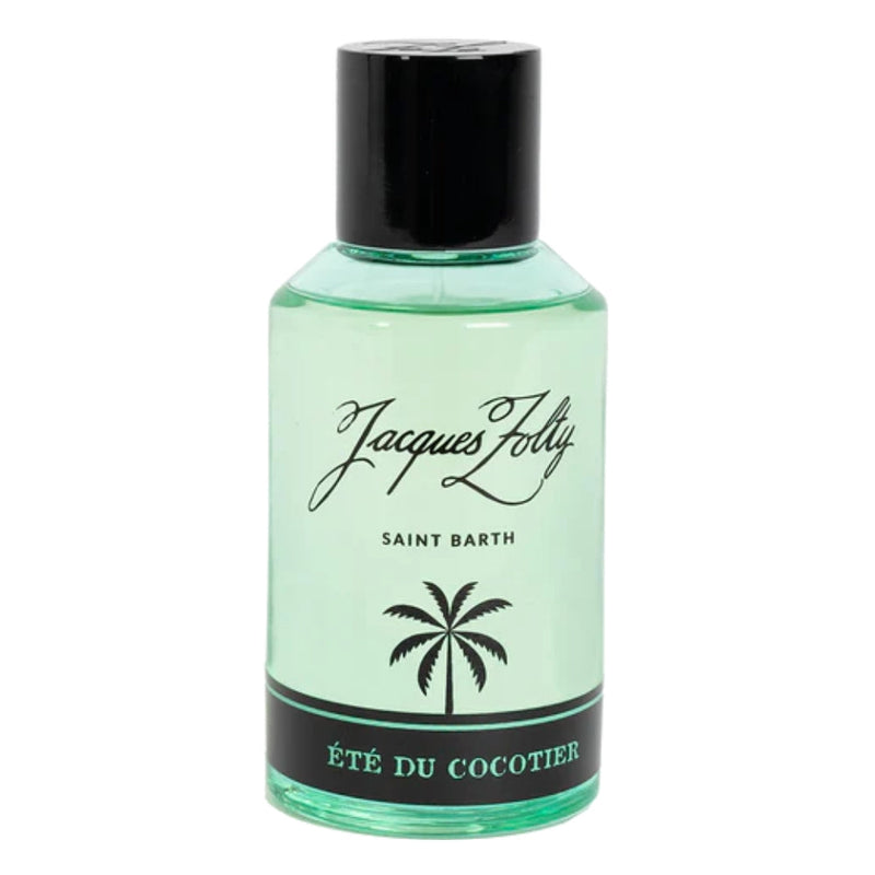 Jacques Zolty Ete du Cocotier perfume bottle with coconut-themed label, 3.4 oz, elegant packaging for women.