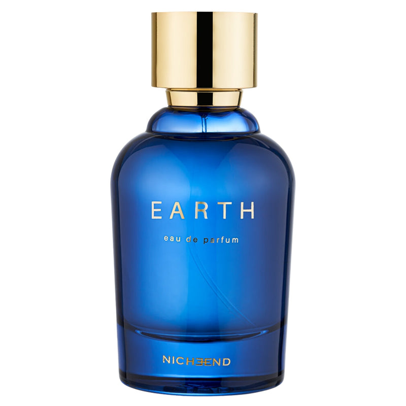 Earth Nicheend perfume by Online Warehouse, 3.4 oz bottle with elegant packaging, showcasing a luxurious fragrance product.