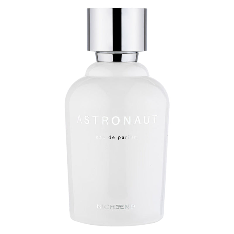 Astronaut Nicheend perfume bottle from Online Warehouse, 3.4 oz, with sleek packaging and space-themed design.