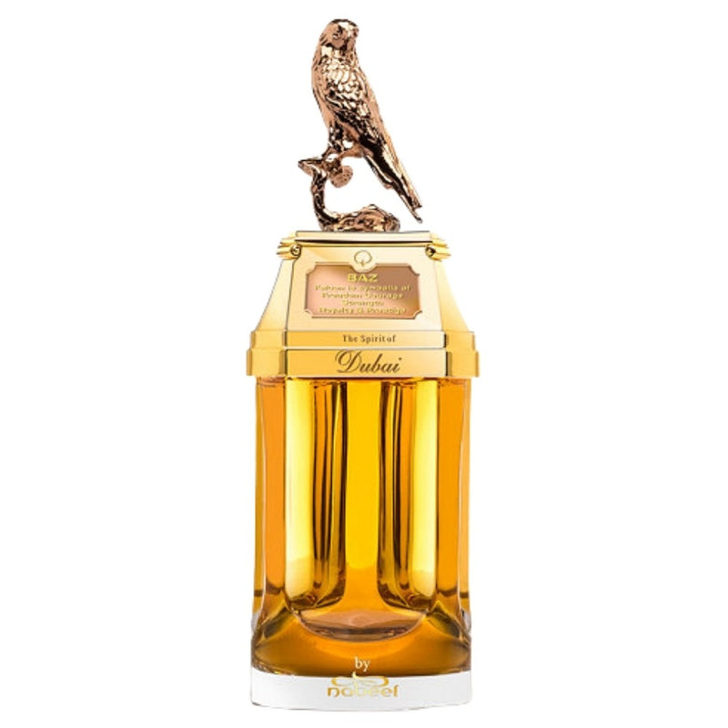 Baz The Spirit of Dubai 3 oz perfume bottle from Online Warehouse, featuring an elegant design with intricate details.