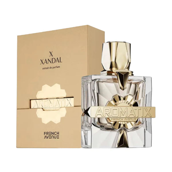 Aromatix Xandal French Avenue perfume bottle by Pertinacia, showcasing elegant packaging and French-inspired design.