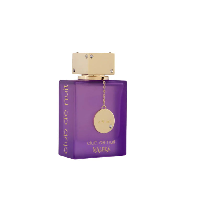 Armaf Club De Nuit Maleka perfume bottle, 3.4oz, with elegant design, showcasing the signature fragrance of Pertinacia Perfume.