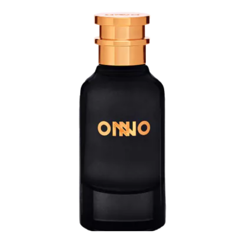 Spicy Sandal Onno perfume and cologne bottle from Online Warehouse, 3.4 oz, with sleek design and spicy sandalwood scent.
