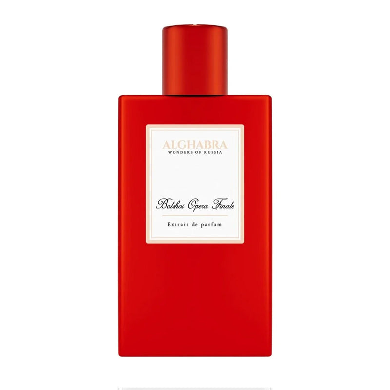 Bolshoi Opera Finale perfume by Alghabra Parfums in 1.7 oz bottle, elegant glass container with gold accents.