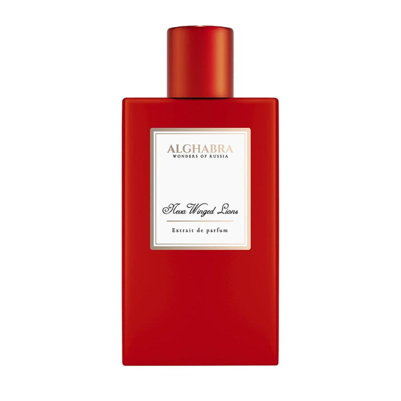 Neva Winged Lions perfume by Alghabra Parfums in a 1.7 oz bottle, featuring a decorative logo and elegant packaging.