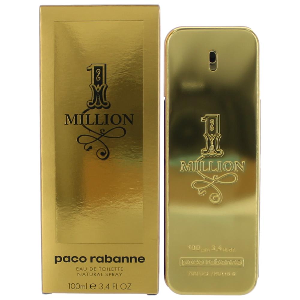 1 Million by Paco Rabanne, 3.4 oz EDT Spray for Men