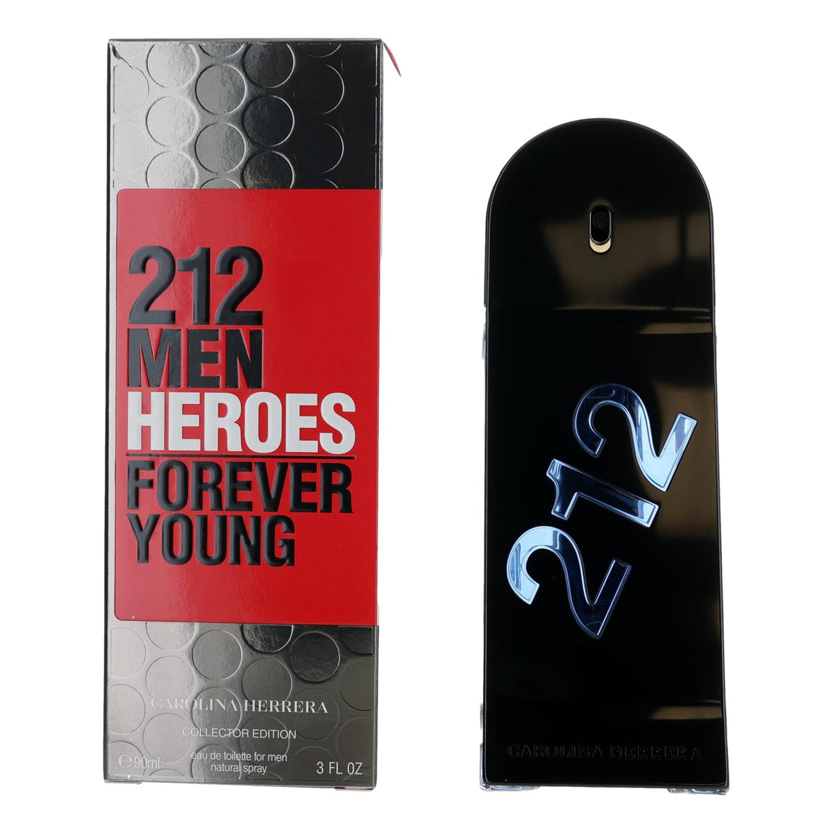 212 Heroes Forever Young Carolina Herrera 3 oz EDT Spray Men - Pertinacia Perfume