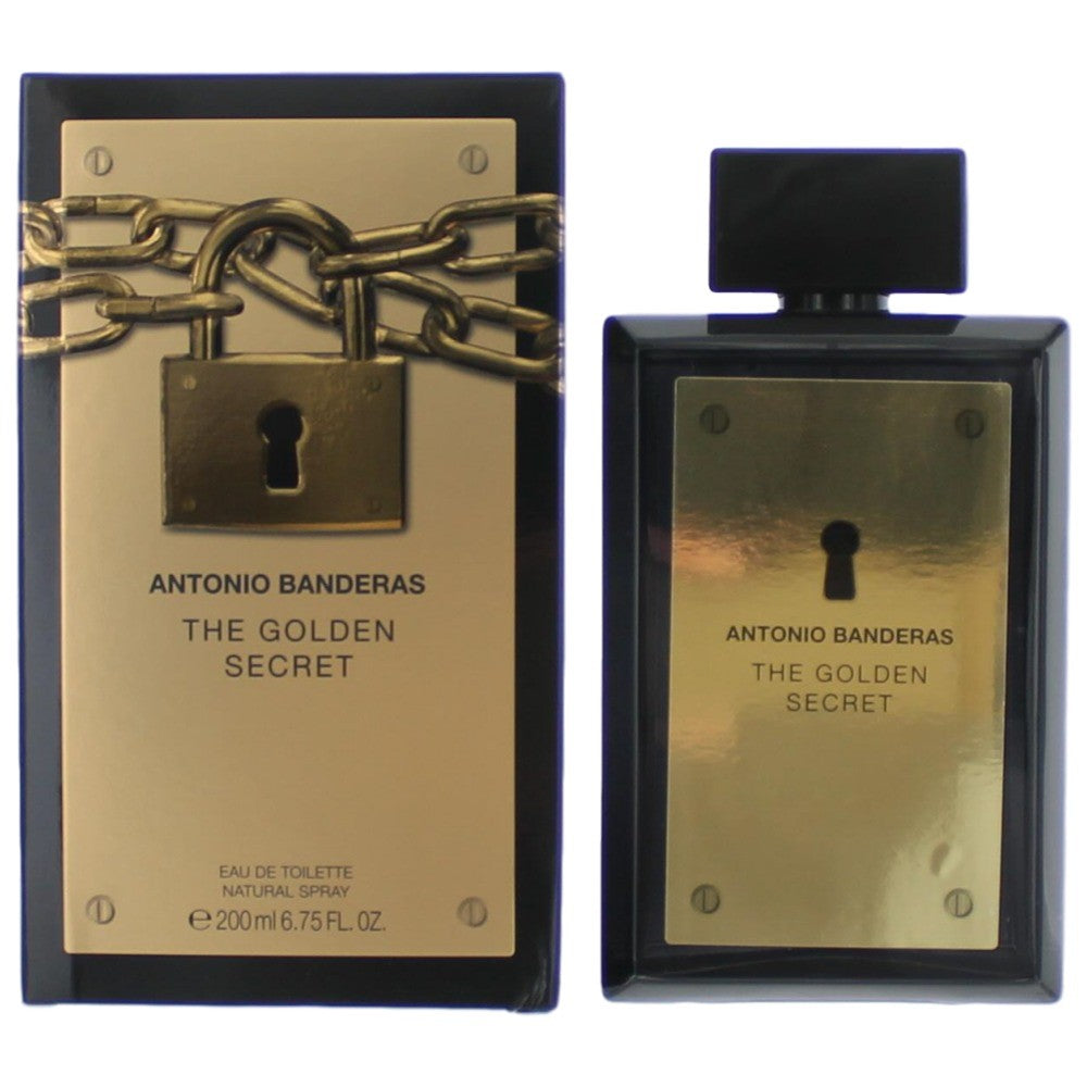 The Golden Secret Antonio Banderas 6.7 oz EDT Spray Men - Pertinacia Perfume
