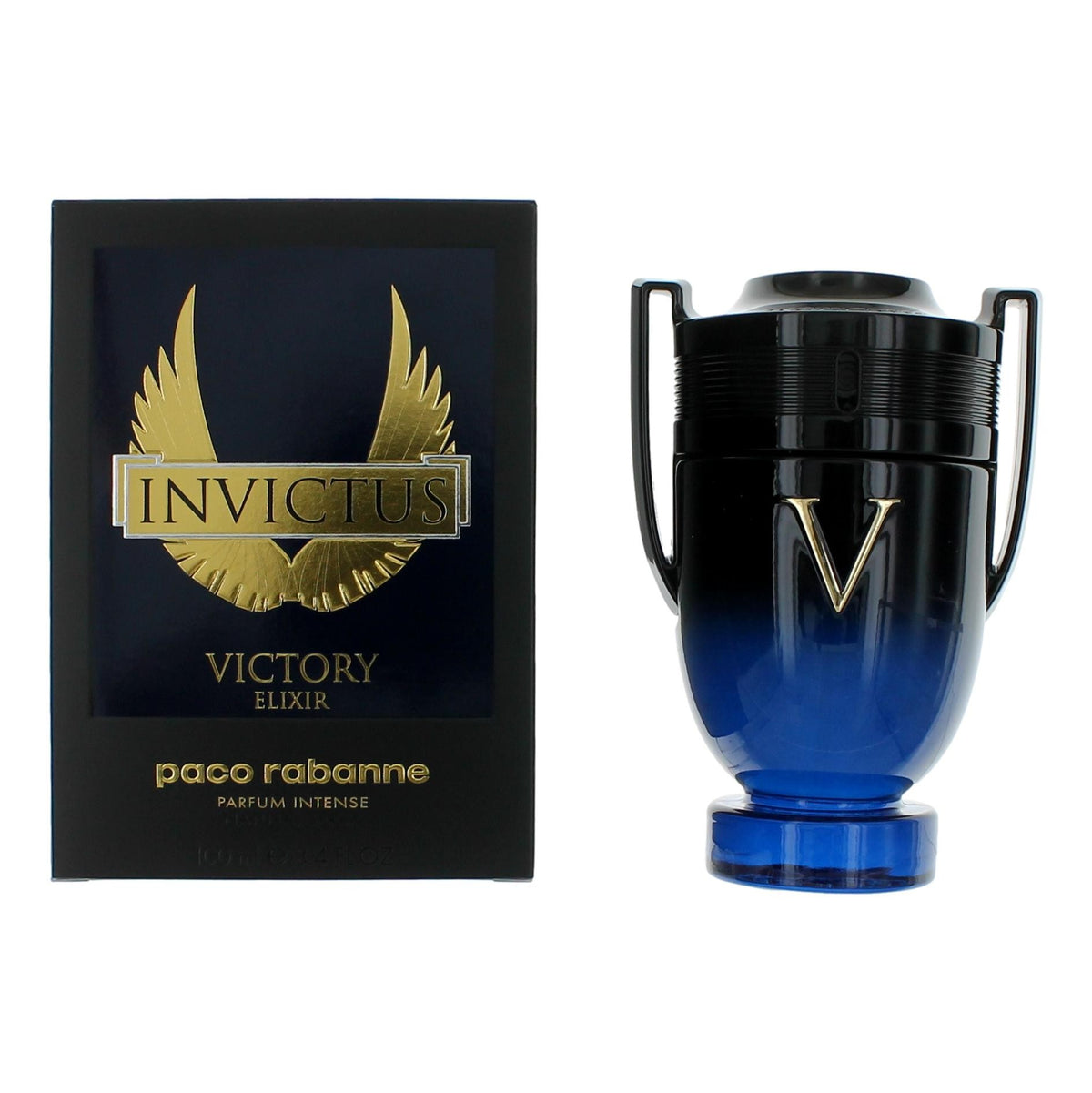 Invictus Victory Elxir Paco Rabanne 3.4oz EDP Intense Spray men - Pertinacia Perfume