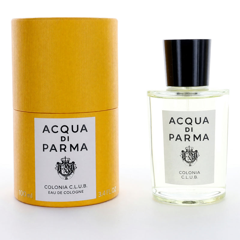 Acqua Di Parma Colonia C.L.U.B. men's 3.4oz eau de cologne spray with elegant bottle and classic design.