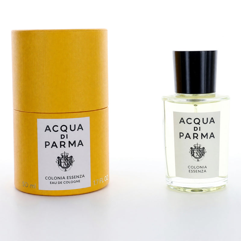 Acqua Di Parma Colonia Essenza 1.7oz Eau De Cologne spray for men, featuring sleek glass bottle and classic design.