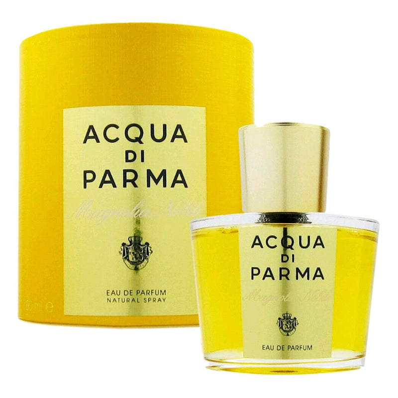 Acqua Di Parma Magnolia Nobile women’s 3.4oz EDP spray bottle, elegant floral fragrance with sophisticated packaging.