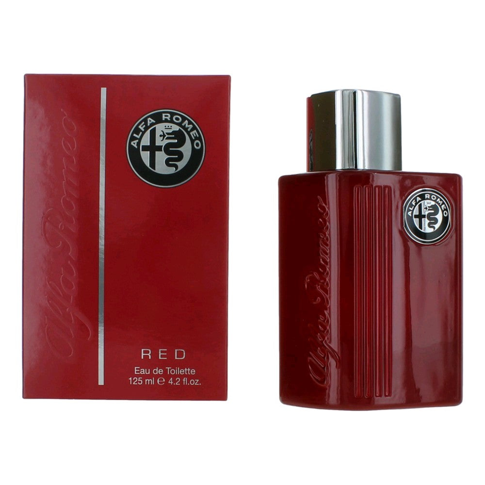 Alfa Romeo Red Alfa Romeo 4.2 oz EDT Spray Men - Pertinacia Perfume