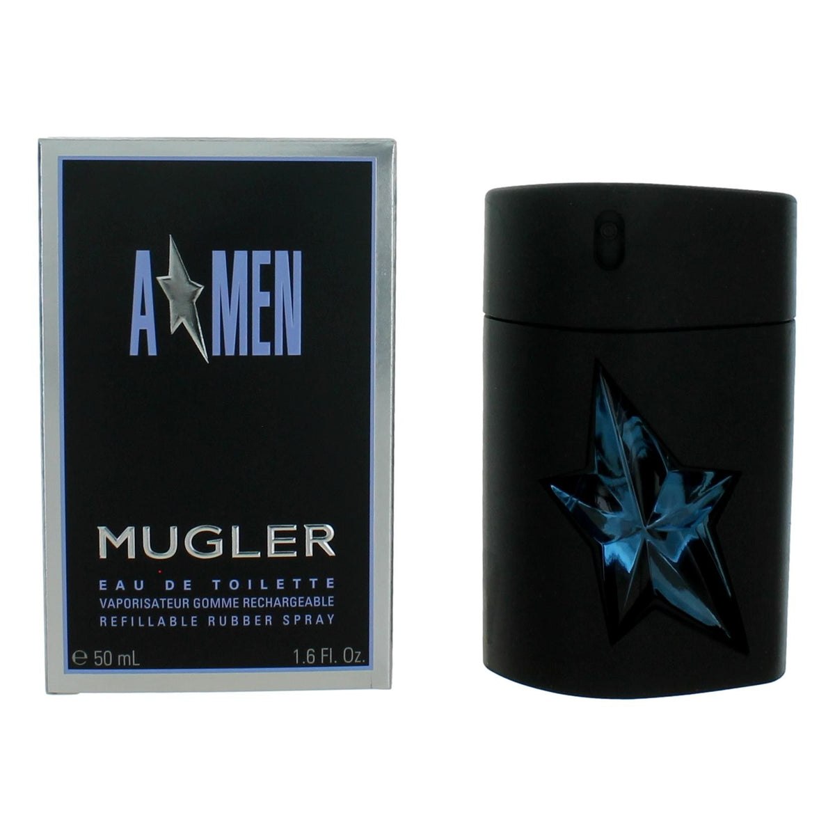 Angel Thierry Mugler (A*men) 1.6oz EDT Refillable Rubber Spray men - Pertinacia Perfume